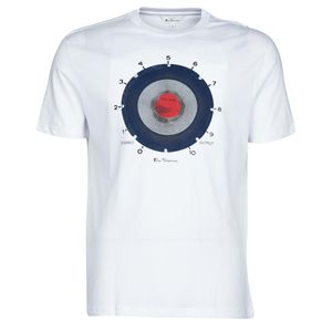 Ben Sherman T-shirt Korte Mouw Equipment Target Tee in het Wit voor heren