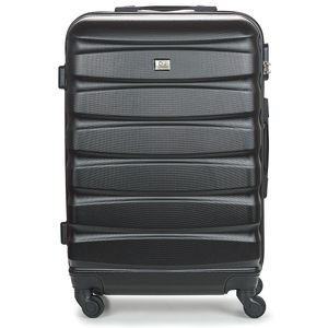 David Jones Grey Hard Suitcase Chauvettini 65l Medium