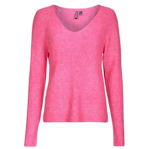 Pieces Pink Sweater Ellen V Neck