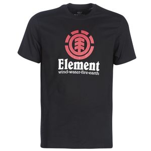 Element T-shirt Korte Mouw Vertical Ss in het Zwart voor heren
