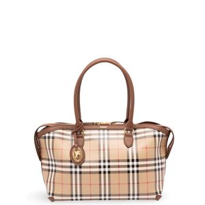 Burberry Metallic Small Zipped Tote