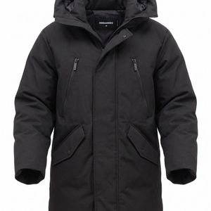 DSquared² Black Puffer Coat for men