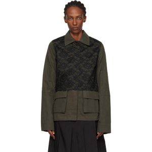 Our Legacy Black Khaki Split Jacket