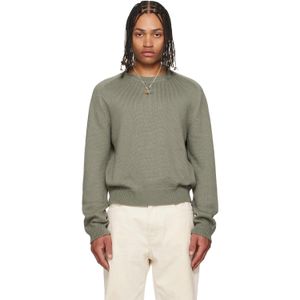 Our Legacy Green True Roundneck Sweater for men