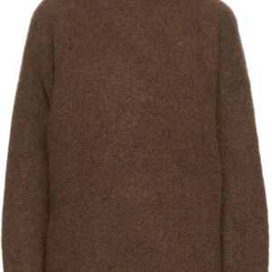 Acne ブラウン ウールモヘア オーバーサイズ セーター