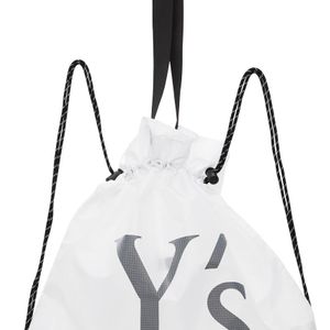 Y's Yohji Yamamoto ホワイト ナイロン Logo バックパック