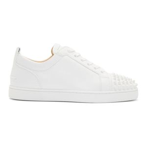 Baskets blanches Louis Junior Spikes Christian Louboutin pour homme