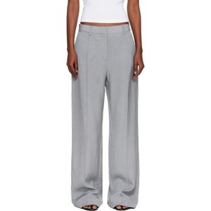 St. Agni Black Classic Pintuck Trousers