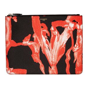 Givenchy Black And Red Large Iris Pouch