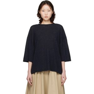 Cordera Blue Merino Wool Oversized T-Shirt