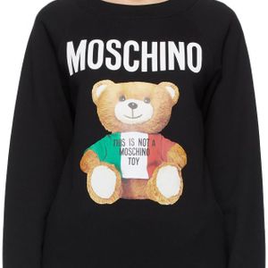 Moschino Italian Teddy Bear スウェットシャツ ブラック