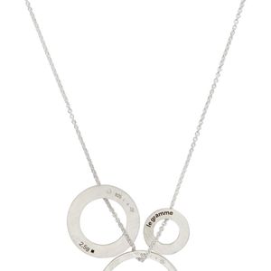 Collier argenté Slick Polished Accumulation Disc 'Le 5 Grammes' Le Gramme pour homme en coloris Métallisé