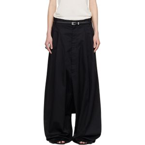 Lu'u Dan Black Lowline Trousers