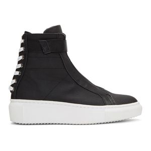 Dbyd Black Back Shoelace High-top Sneakers for men