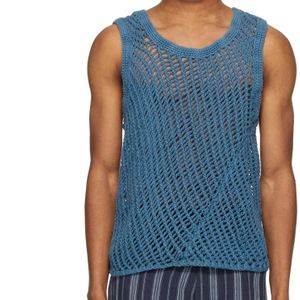 メンズ Nicholas Daley ブルー Garment-dyed ベスト