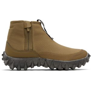 Salomon Black Khaki Snowclog Mid High Top Sneakers for men