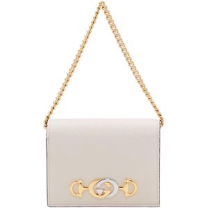 Gucci オフホワイト ズゥミ カード ケース バッグ