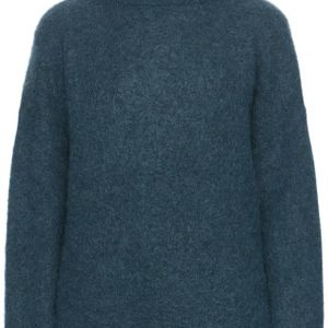 Acne ブルー ウールモヘア オーバーサイズ セーター