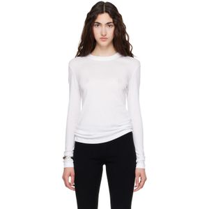 Flore Flore White Sophie Longsleeve T-Shirt