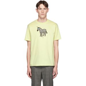 メンズ PS by Paul Smith Ssense 限定 イエロー ゼブラ レギュラー フィット T シャツ