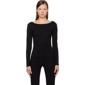 Flore Flore Black Steffi Longsleeve T-Shirt