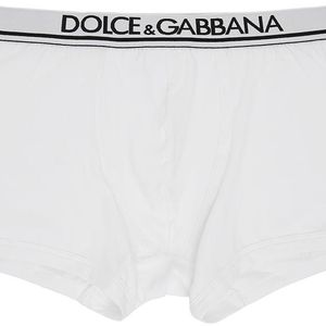 メンズ Dolce & Gabbana Dolcegabbana ホワイト Dna レギュラー ボクサー