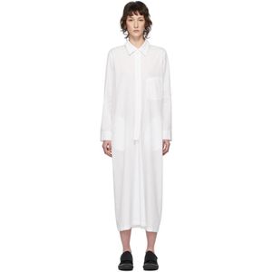Y's Yohji Yamamoto ホワイト ロング シャツ ドレス