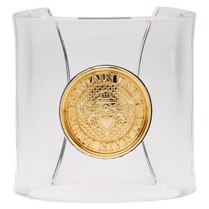 Bracelet manchette transparent Gold Coin Balmain en coloris Métallisé