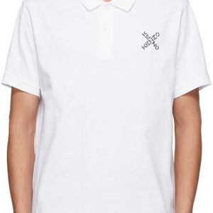 メンズ KENZO ホワイト Sport Little X ポロシャツ