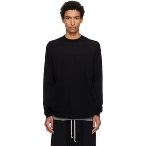 Rick Owens Black Tower Oversized Level Sweater for men