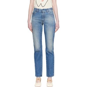 MM6 by Maison Margiela Blue Slim 5-Pocket Jeans