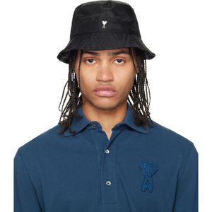 AMI Blue Ami De Coeur Stud Bucket Hat for men