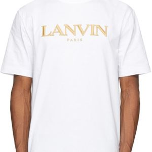 メンズ Lanvin ホワイト Regular T シャツ