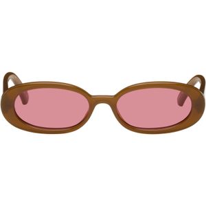 Le Specs Pink Outta Love Sunglasses