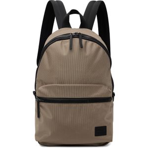 HUGO Black Logo Patch Backpack for men