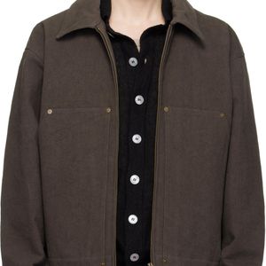 Seventh Black Worker Jacket for men