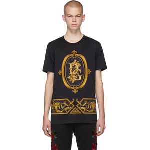 メンズ Dolce & Gabbana ブラック Sacro ロゴ T シャツ