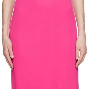 Versace Pink Cowl Neck Maxi Dress