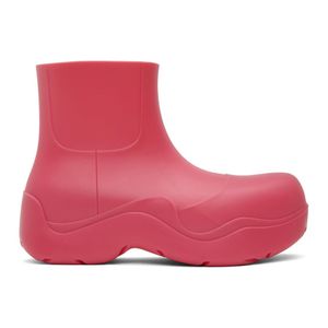Bottega Veneta Pink The Puddle Rubber Boot