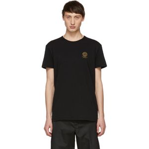 T-shirt a logo noir Versace pour homme