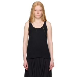 Totême Black Sablé Tank Top