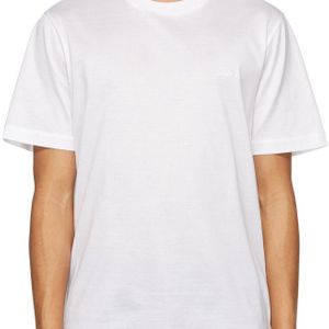 メンズ Brioni ホワイト ロゴ T シャツ