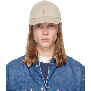Polo Ralph Lauren Blue Khaki Stretch-Cotton Twill Ball Cap for men
