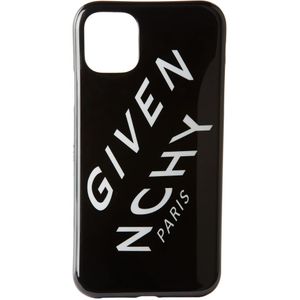 Etui pour iPhone 11 noir Refracted Logo Givenchy pour homme