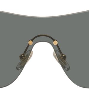 Versace Black Eclipse Wrap Sunglasses