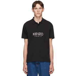 メンズ KENZO ブラック ジャージ Skate ポロ