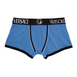 メンズ Versace ブルー Gv ボクサー ブリーフ