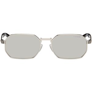 Versace Grey Greca Flow Sunglasses for men