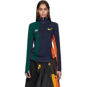 Nike Sacai Edition マルチカラー Nrg ハーフジップ ランニング ジャケット