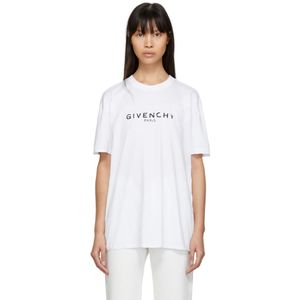 Givenchy ロゴプリント コットンジャージーtシャツ ホワイト